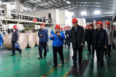 国家邮政局赵民一行莅临拉霸LaBa360调研快递包装绿色治理试点工作